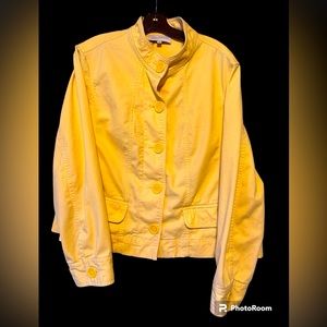 Jones New York yellow spring blazer